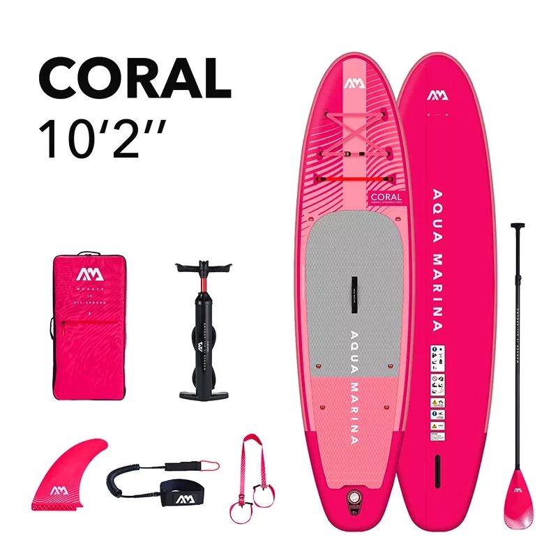 Сап борд универсальный Aqua Marina Coral 10'2 Raspberry