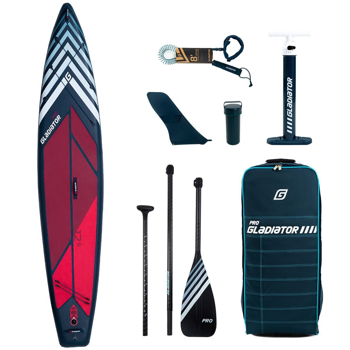 Gladiator Pro 12'6 S 2024 надувной спортивный SUP